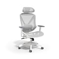 Union & Scale FlexFit Dexley Ergonomic Mesh Swivel Task Chair, Gray (UN61365)