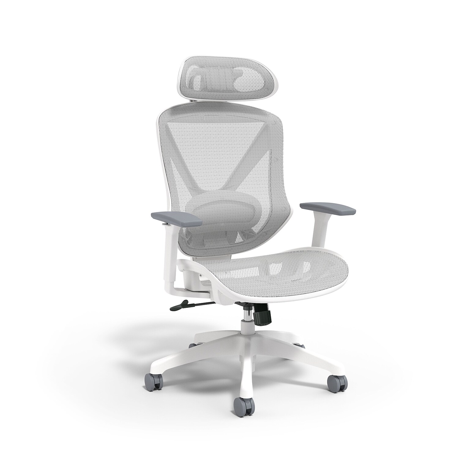 Union & Scale FlexFit Dexley Mesh Task Chair, Gray (UN61365)
