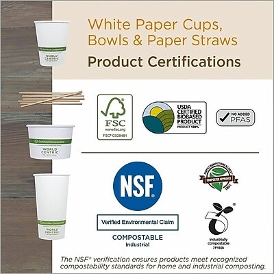 World Centric Brown Paper Straws, 50 Straws/Pack (WORSTRTPA8K)