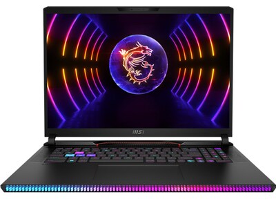 MSI Raider GE78 HX 13VI-079US 17 Laptop, Intel Core i9-13980HX, 32GB Memory, 2TB SSD, Windows 11 Pro (RAIDERGE7813079)