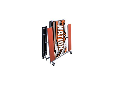 AmTab Rectangular Mobile Cafeteria Table w/ 4 Benches, 30" x 121", Assorted Colors (MBT10)