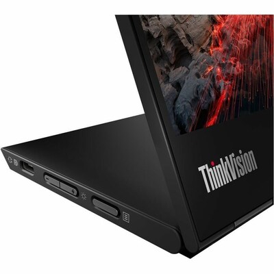 Lenovo ThinkVision M14t Gen2 14" 60Hz WLED Portable Monitor, Adjustable, Universal Docking Station, Raven Black (63FDUAR6US)