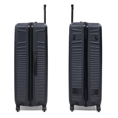 DUKAP Inception 33.86" Hardside Suitcase, 4-Wheeled Spinner, TSA Checkpoint Friendly, Black (DKINC00XL-BLK)