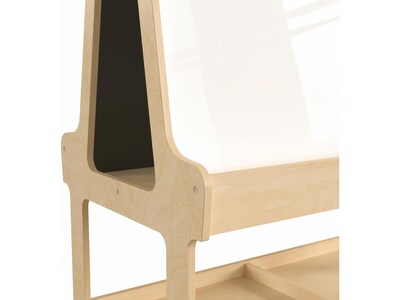 Flash Furniture Bright Beginnings 4-Person Art Station, 48", Natural Birch Plywood (MK-ME16621-GG)