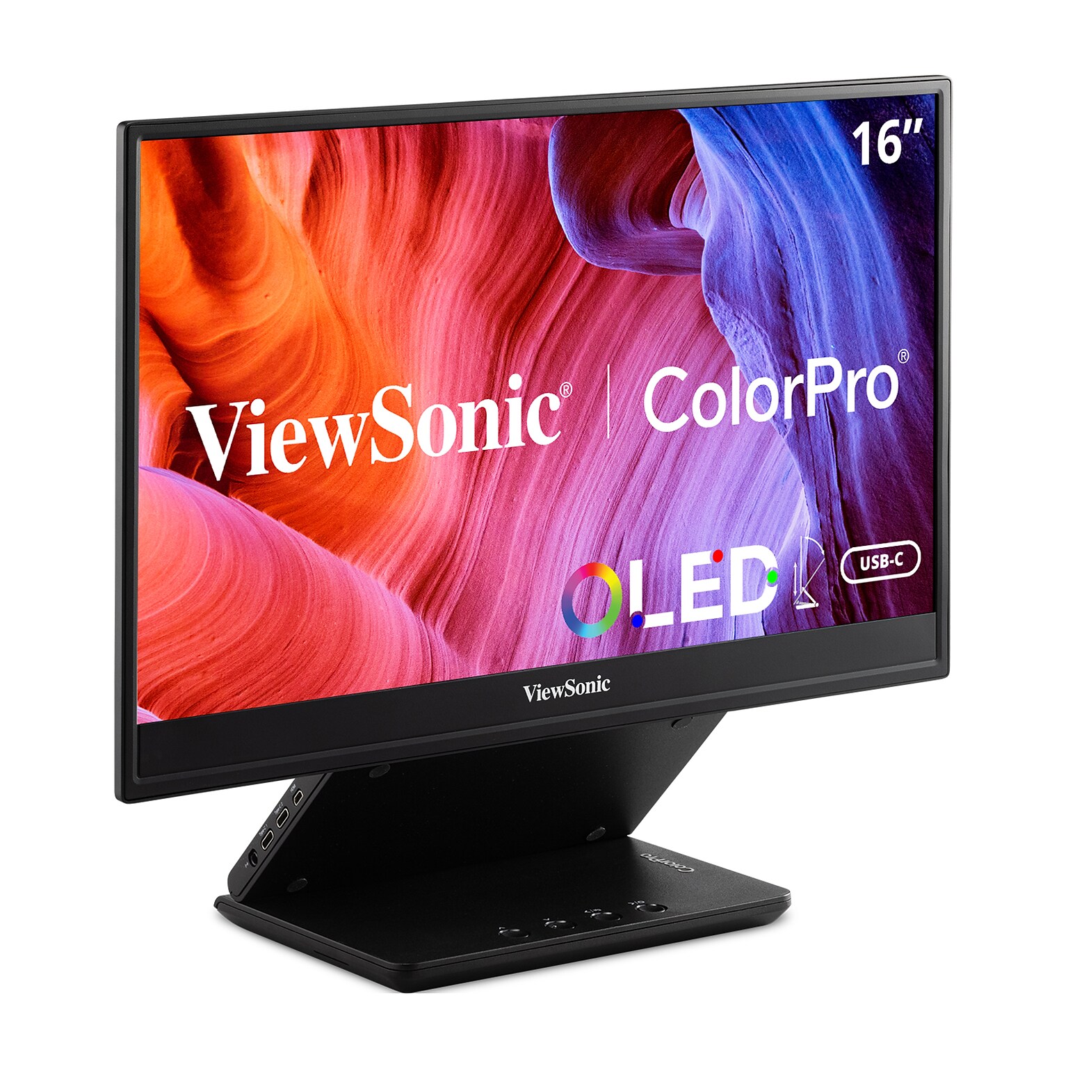 ViewSonic Portable 16 60 Hz LED Monitor, Black (VP16-OLED)