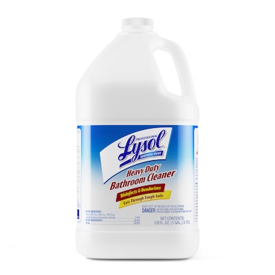 Lysol Professional Heavy Duty Bathroom Cleaner, 128 Oz., Concentrate, 4/Carton (36241-94201)