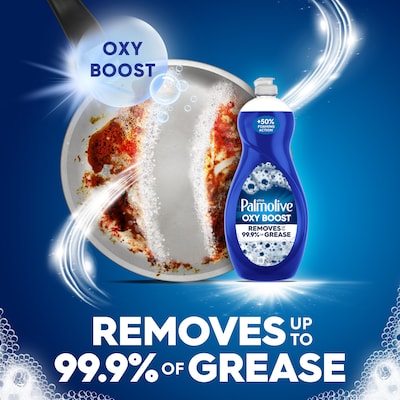 Palmolive Ultra Oxy Boost Liquid Dish Soap, Clean Scent, 32.5 oz. (US04273A)