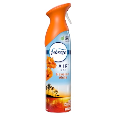 Febreze Odor-Fighting Air Freshener Spray, Hawaiian Aloha Scent, 8.8 oz. (96260)