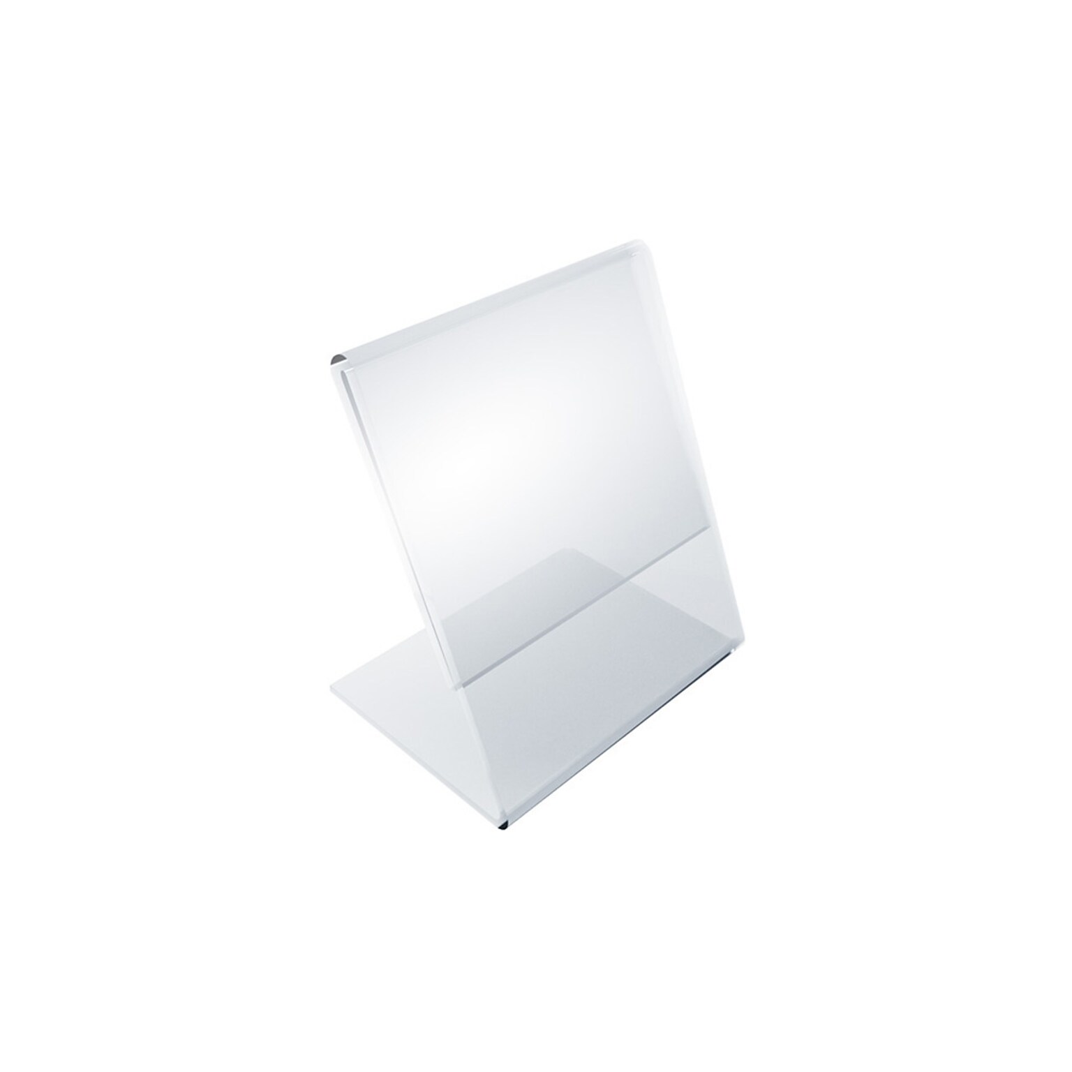 Azar Sign Holder, 3.5 x 2.5, Tabletop, Clear Acrylic, 10/Pack (112739)