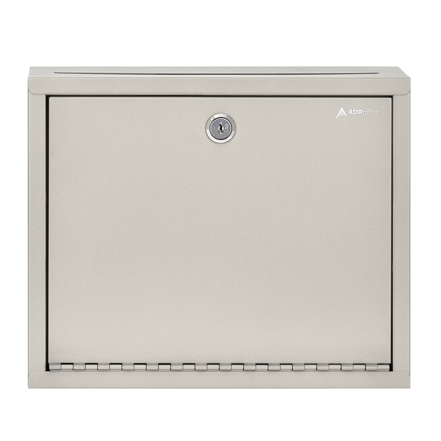AdirOffice Steel Multipurpose Drop Box Interoffice Mailbox, Large, Beige (631-03-BEI-PKG)