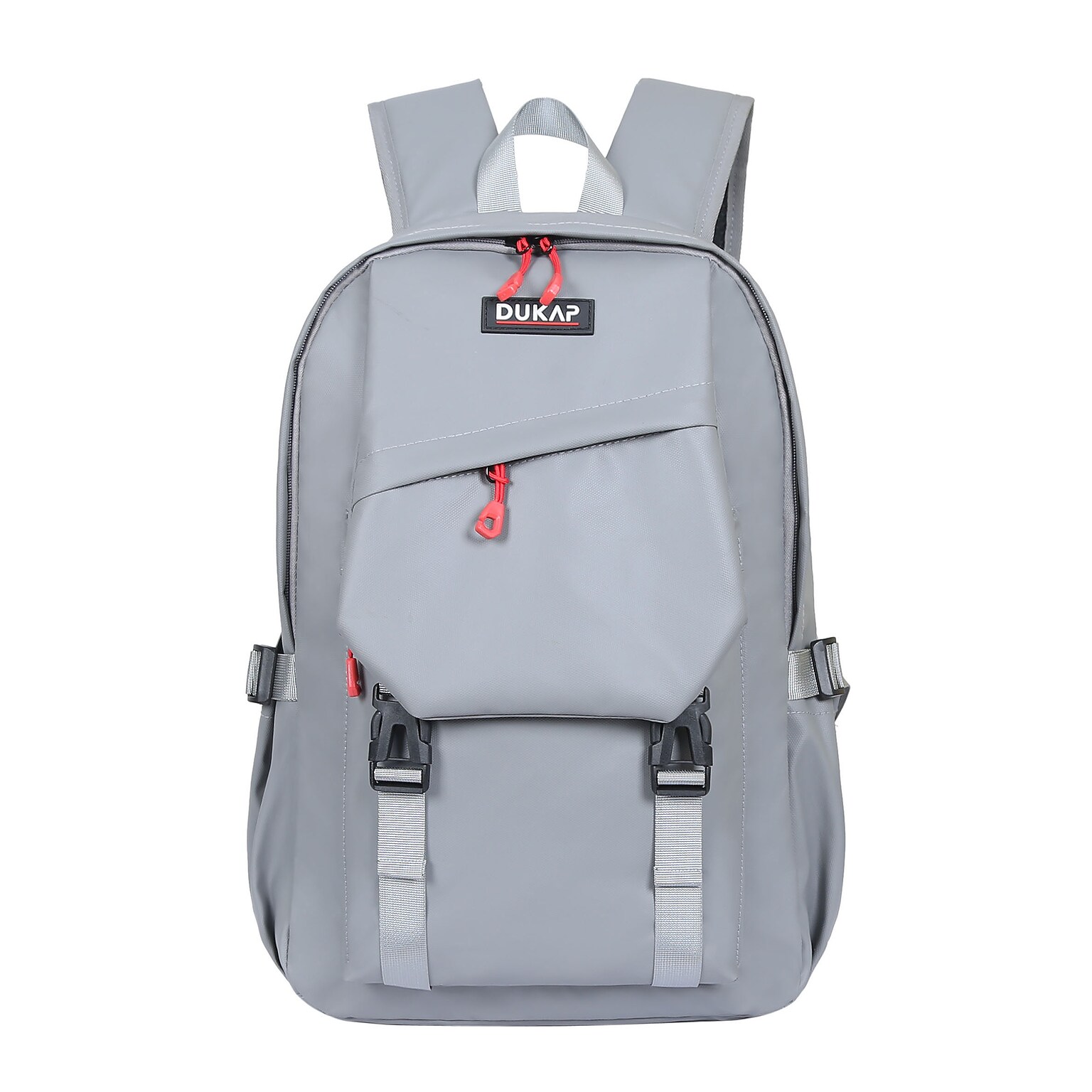 DUKAP DELRAY Laptop Compatible Backpack, Medium, Gray (BDK-DEL-GRE)