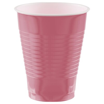Party City Plastic Cup, 18 oz., Mauve, 50/Pack (AM431754-164-NS)