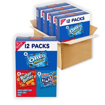 Nabisco Cookies Variety Pack, 1 oz., 48 Packs/Box (NFG02024)