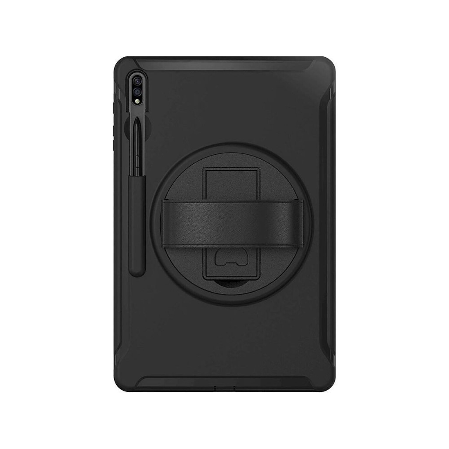 SaharaCase Protection Hand Strap Case for Samsung Galaxy Tab S7 FE and S8 Plus, Black (TB00132)