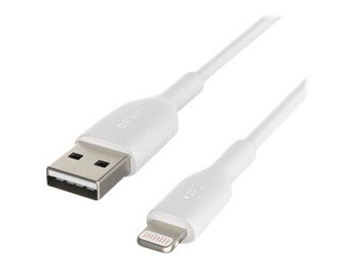 Belkin BOOST CHARGE 6.56 Lightning to USB A Cable, White (CAA001BT2MWH)