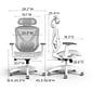 Union & Scale FlexFit Dexley Ergonomic Mesh Swivel Task Chair, Gray (UN61365)