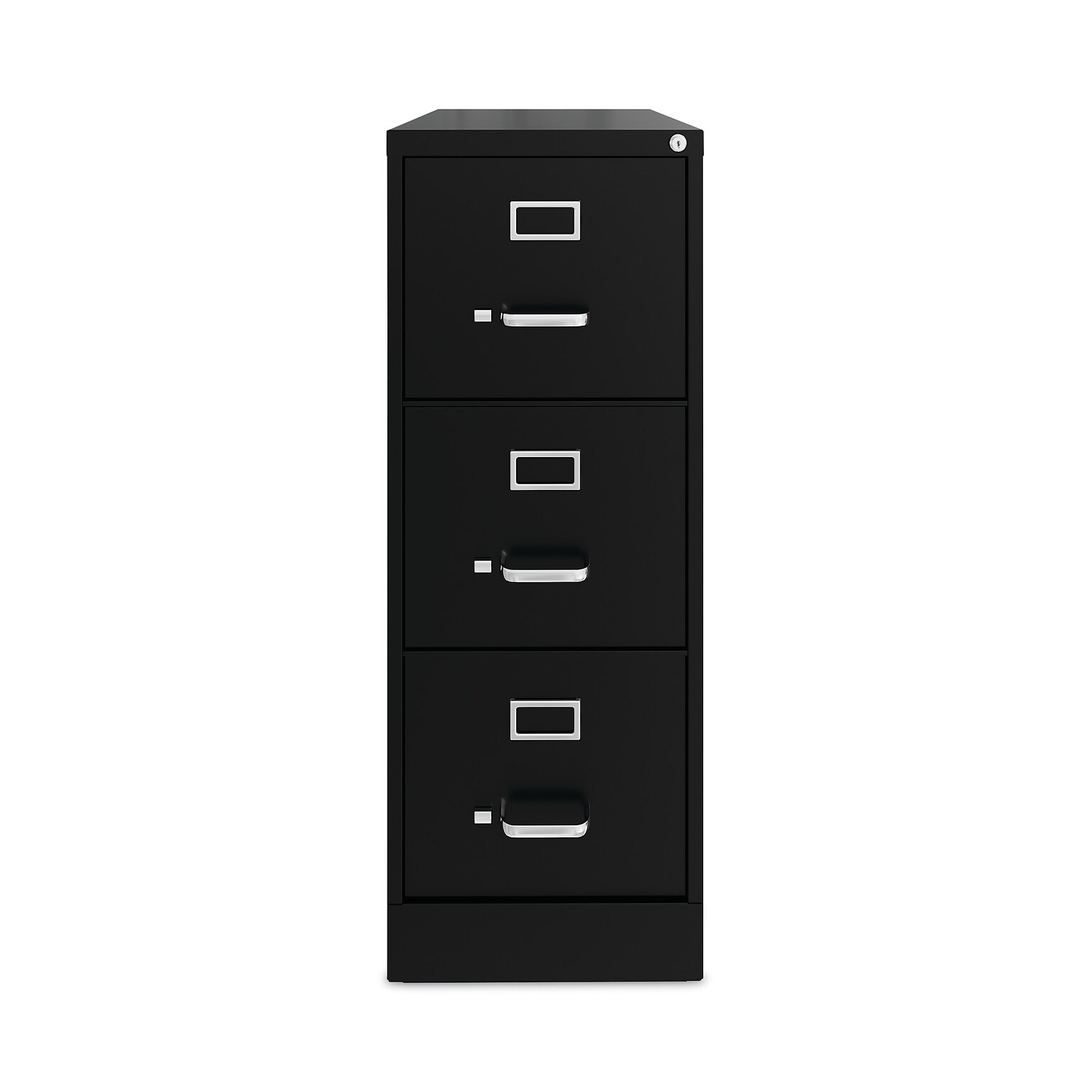 Alera Vertical Letter File Cabinet, 3 Letter-Size File Drawers, Black, 15 x 22 x 40.19