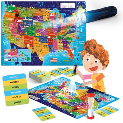Headu Explore the USA Puzzle Game (HDUMU57939)