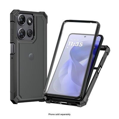 SaharaCase Raider Series GRIP Case for Motorola Moto G Stylus 5G, Shock Absorbing, Scorpion Black (CP00790)