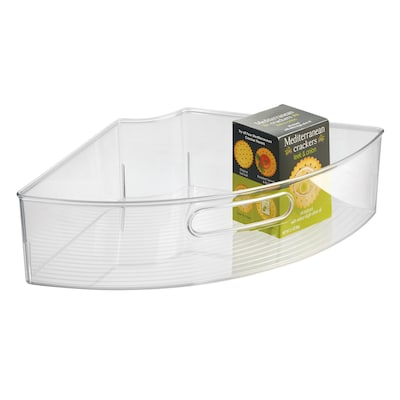 iDESIGN Medium Plastic Storage Bin, Clear (62630)