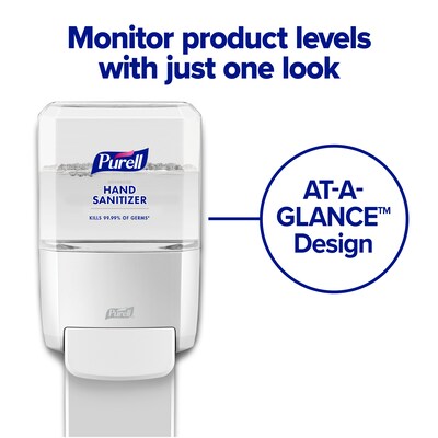 PURELL ES 4 Wall Mounted Hand Sanitizer Dispenser, White (5020-01)