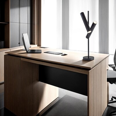 Adesso Greer 30H LED Table Lamp, Black (4213-01)