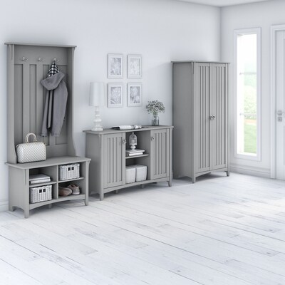 Bush Furniture Salinas Entryway Storage Set, Cape Cod Gray (SAL016CG)