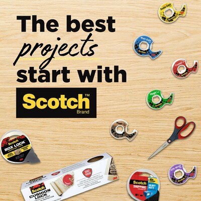 Scotch® Expressions Masking Tape, .94" x 20 yds., Tangerine (3437-ORG)