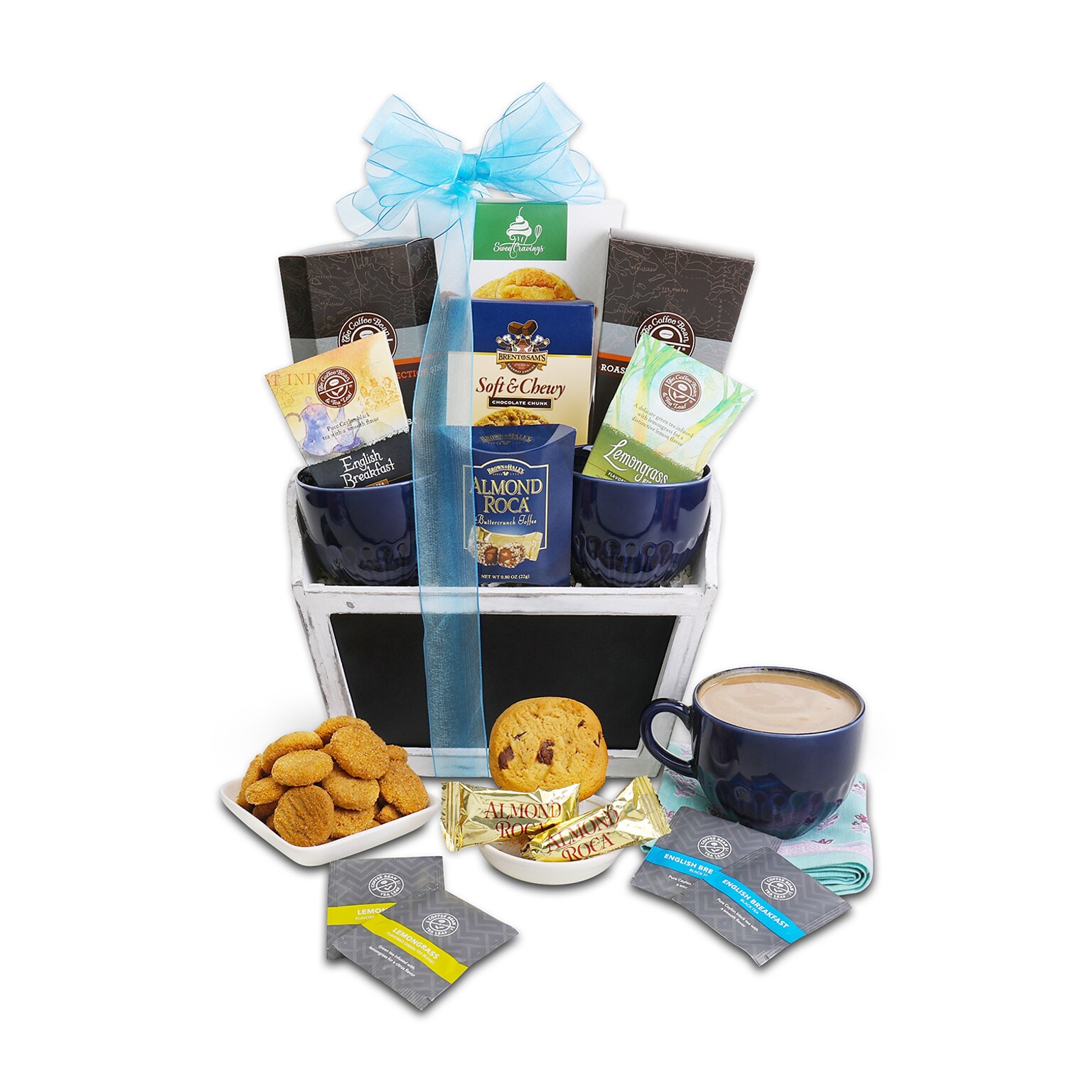 Alder Creek Gift Baskets Coffee Bean & Tea Leaf Signature Blend Gift Basket (FG03936)