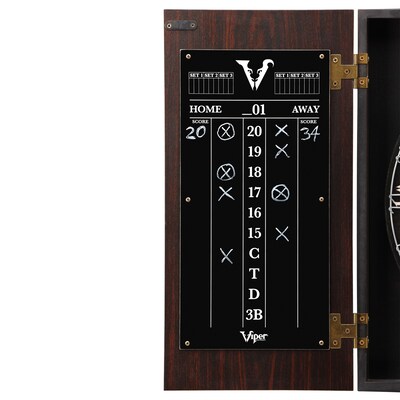Viper Stadium Dartboard Cabinet with Shot King Sisal Dartboard (40-0376)