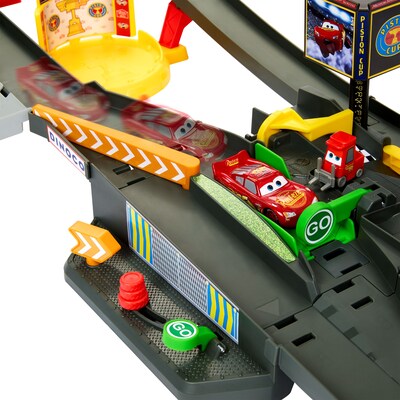 Cars Piston Cup Action Speedway Playset, Multicolored (HPD81)