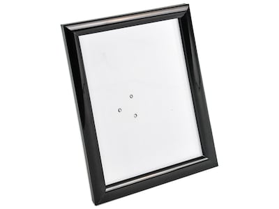 Azar Counter Snap Sign Holder, 8.5 x 11, Black Plastic Frame, 4/Pack (300332-BLK-4PK)
