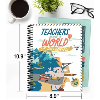 Carson Dellosa Education Lets Explore Undated Lesson Planner, 10.9 x 8.9, 128 Pages (CD-105035)