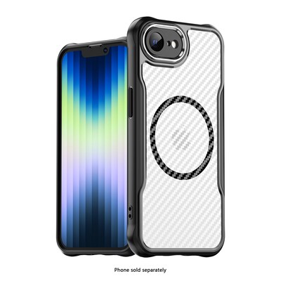 SaharaCase Venture Series MagSafe Phone Case for iPhone 16e, Shock Absorbing, Scorpion Black (CP00821)