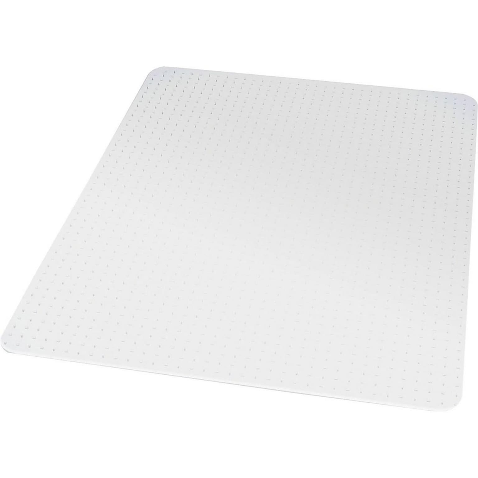 Quill Brand® Carpet Chair Mat, 45 x 53, Crystal Clear (27014-US/CC)