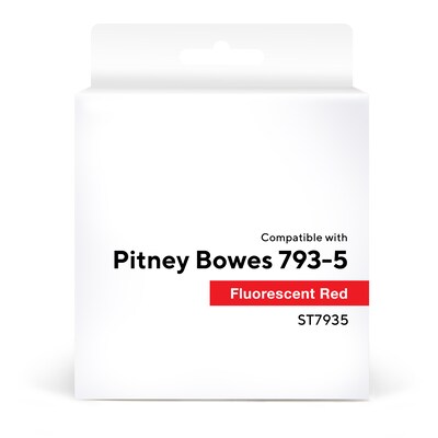 Staples Remanufactured Red Standard Yield Postage Ink Cartridge Replacement for Pitney Bowes (793-5)