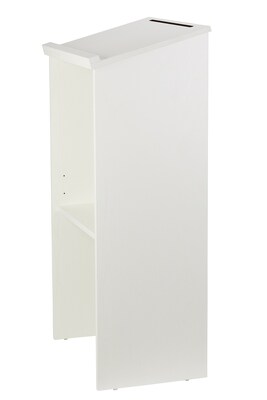 AdirOffice 46"H Floor Standing Lectern with Adjustable Shelf, White (661-01-WHI)
