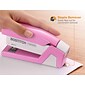 Bostitch InCourage 20-Compact Stapler, Spring-Powered, Pink/White (PPR1588)