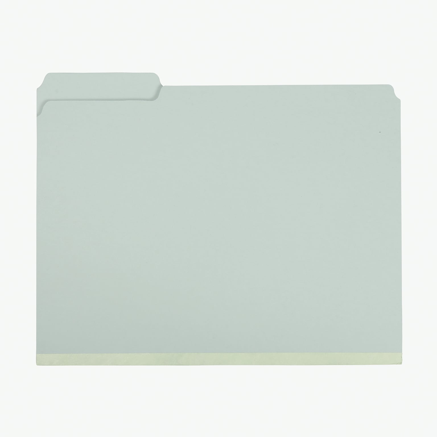 Pendaflex 60% Recycled File Folders, 1/3-Cut Tab, Letter Size, Pressboard, Light Green, 25/Box (23234)