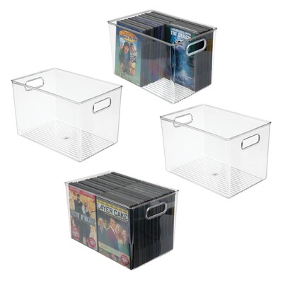 iDesign Pantry Organizer Bins with Handles - Storage Bins for Kitchen Organization - Ideal for Cabin