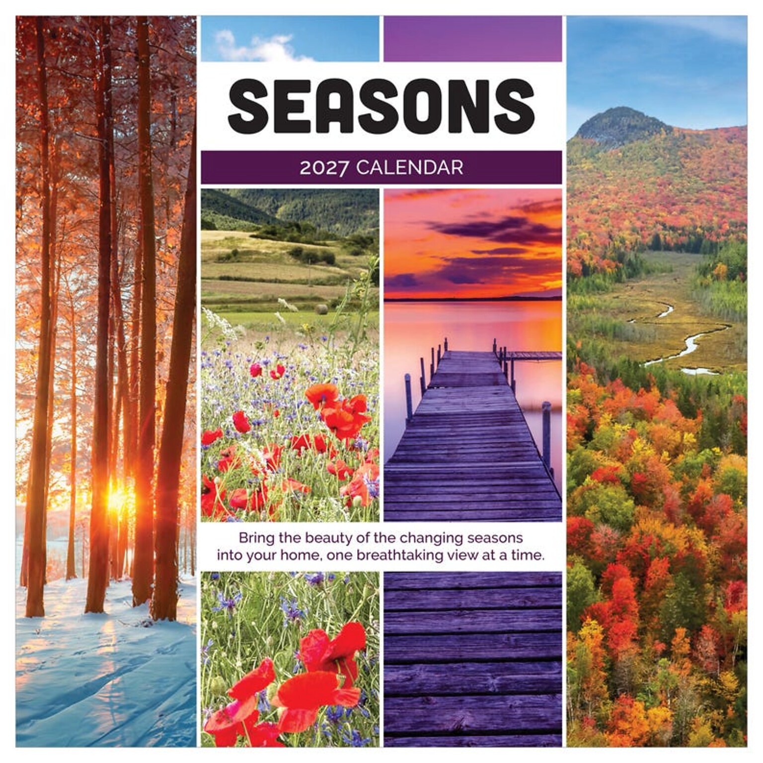 2027 TF Publishing Seasons 11 x 12 Monthly Wall Calendar, Multicolored (27-1059)