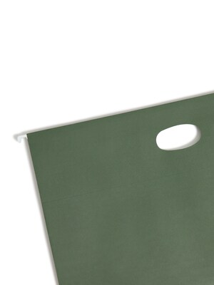 Smead Hanging File Folders, 3 1/2" Expansion, Legal Size, Standard Green, 10/Box (64320)