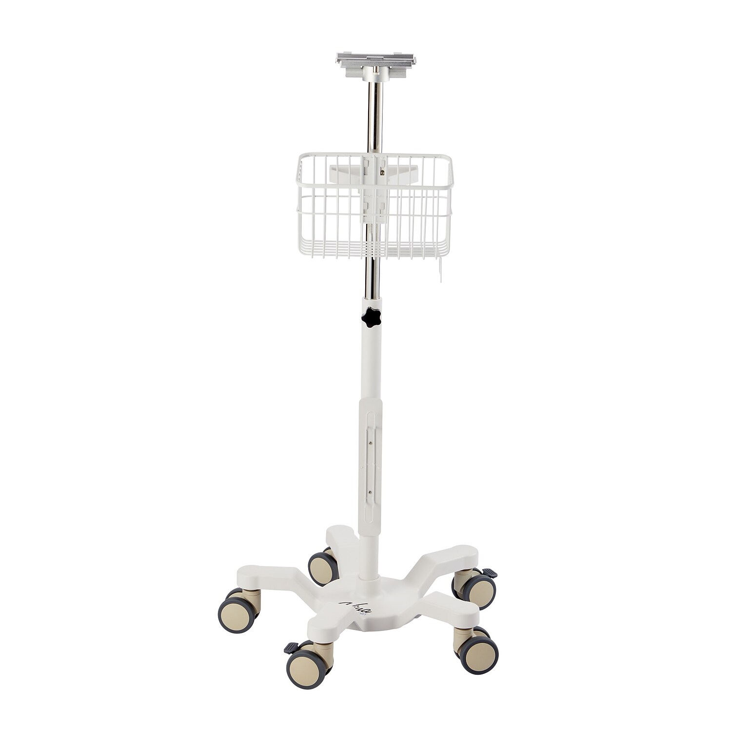 Viva Comfort Universal Vital Signs Monitor Mobile Stand with Mounting Plate for Edan M3, White (ADIME912-C-MP-06-MK)