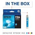 Epson T126 Cyan High Yield Ink  Cartridge (T126220)