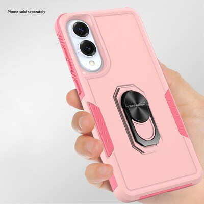 SaharaCase Raider Series Kickstand Phone Case for Samsung Galaxy S25 Edge, Shock Absorbing, Desert Rose (CP00837)