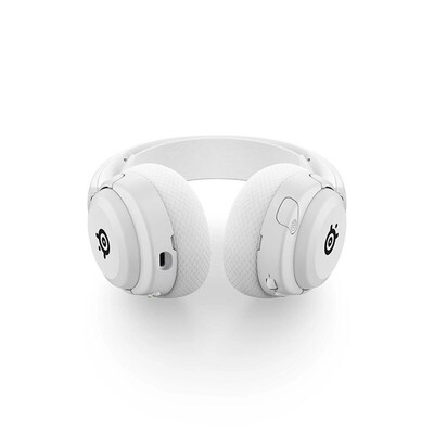 SteelSeries Arctis Nova 5 Wired/Wireless Noise Canceling Bluetooth Stereo Gaming Headset, USB-C, White (61671)