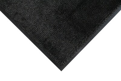 M + A Matting Classic MicroLuxx Commercial Wiper Entrance Floor Mat, Smooth, 3 x 10, Black (120166310150)
