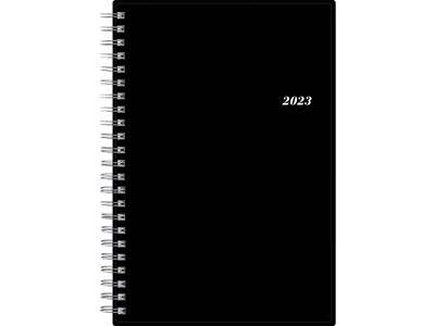 2023 Blue Sky Spanish 5 x 8 Weekly & Monthly Planner, Black (140090-23)