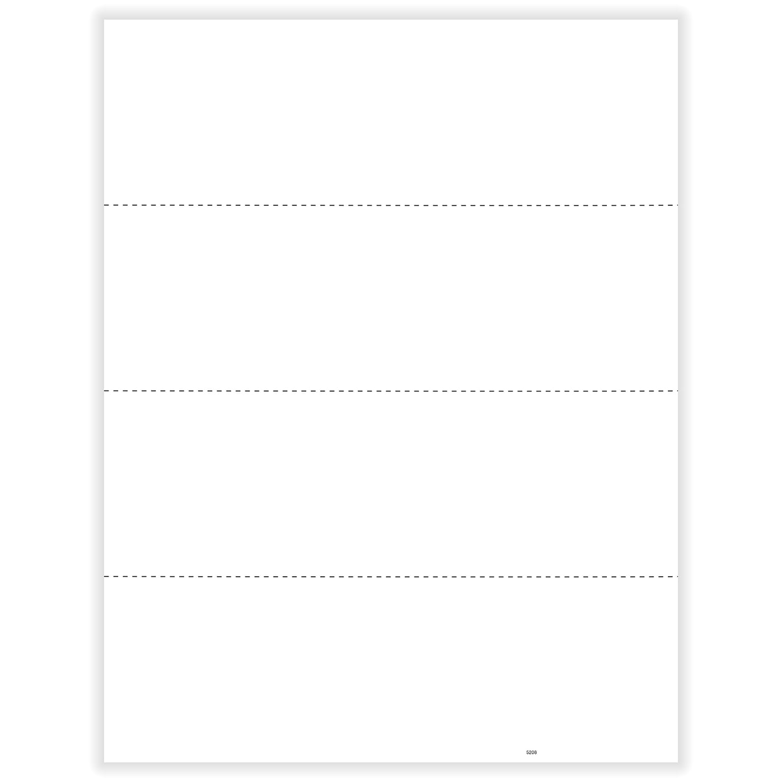 ComplyRight 2026 W-2 Blank Tax Form, 4-Up, Horizontal with Backer Instructions, Pack of 50 Forms