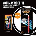 BIC Gel-ocity Original Retractable Gel Pens, Medium Point, 0.7 mm, Red Ink, 12/Pack (31565/RLC11)